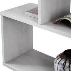 Libreria bifacciale cemento 110x97h cm - Amerigo