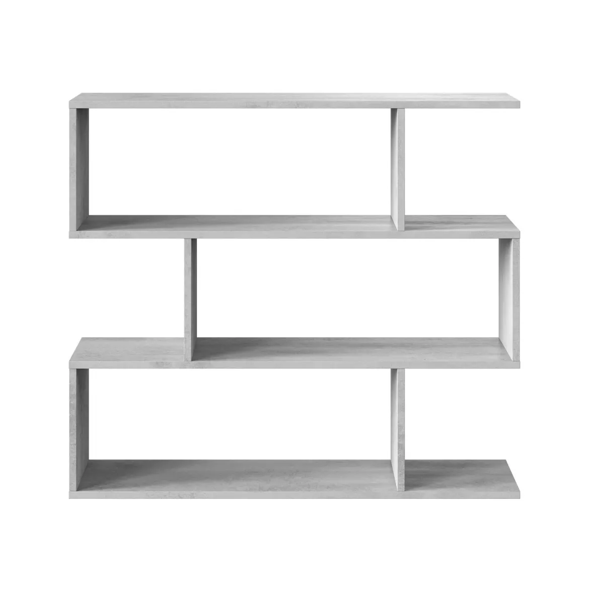 Libreria bifacciale cemento 110x97h cm - Amerigo