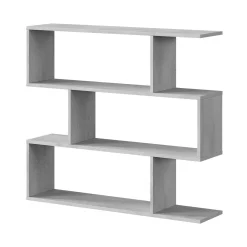 Libreria bifacciale cemento 110x97h cm - Amerigo