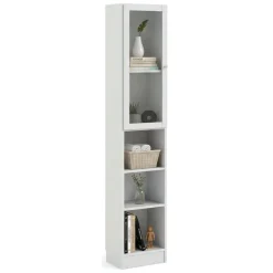 Libreria chic bianca 40x203h cm - Greg