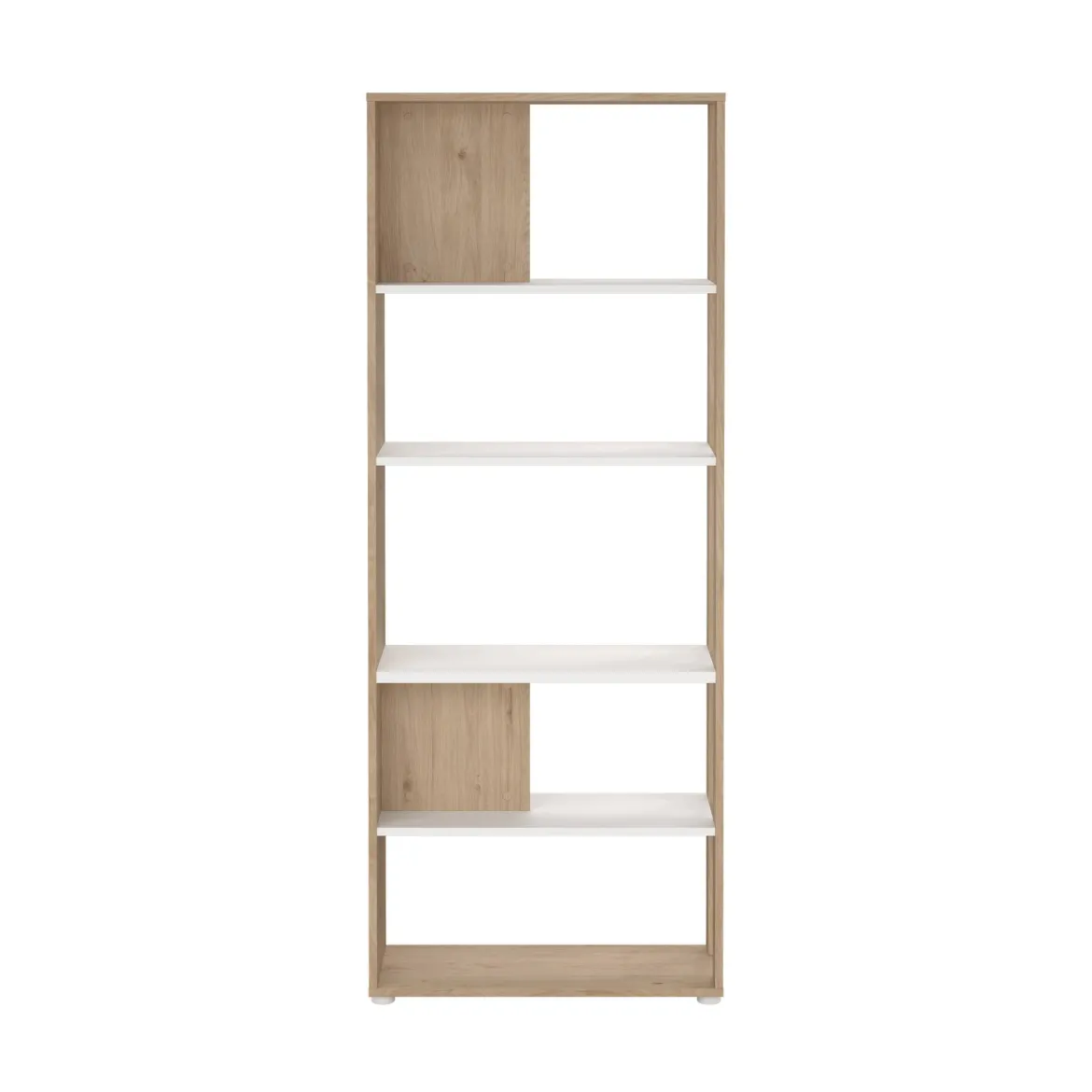 Libreria chic rovere e bianca 79x204h cm - MuGuiying