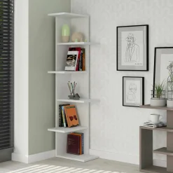 Libreria classica bianca 37x141h cm - Bud