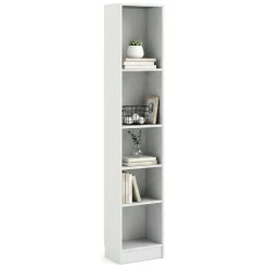 Libreria colonna bianca 40x203h cm - Albregio