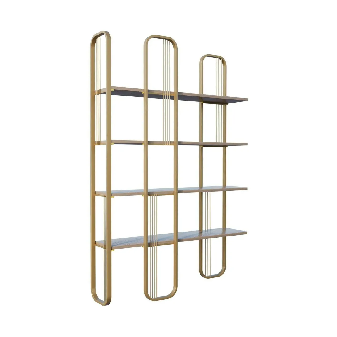 Libreria design oro 125x180h cm - Angylla
