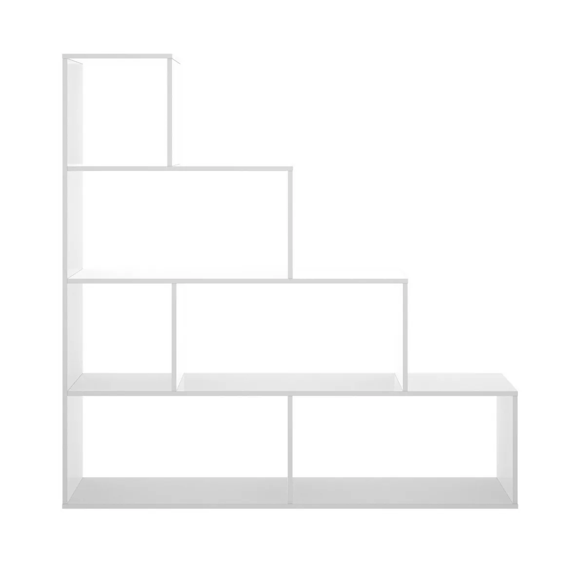 Libreria divisoria bianca lucida 145x145h cm - Apofi
