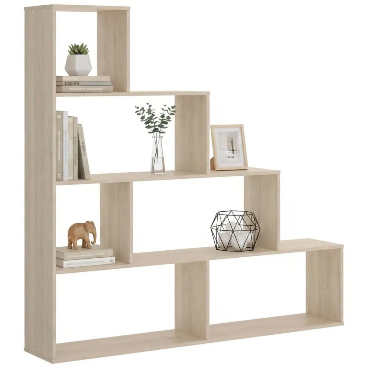 Libreria divisoria rovere 145x145h cm - Apofi