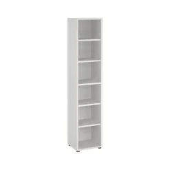 Libreria elegante bianca 89x113h cm - Aziza