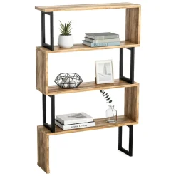 Libreria elegante noce 80x128h cm - Haruto