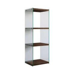 Libreria elegante noce 40x120h cm - Zenobie