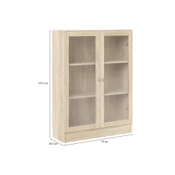 Libreria elegante quercia 79x203h cm - Michel