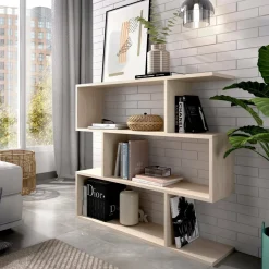 Libreria elegante rovere 79x123h cm - Sparto