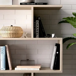 Libreria elegante rovere 79x123h cm - Sparto