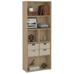 Libreria elegante rovere 79x204h cm - Penh