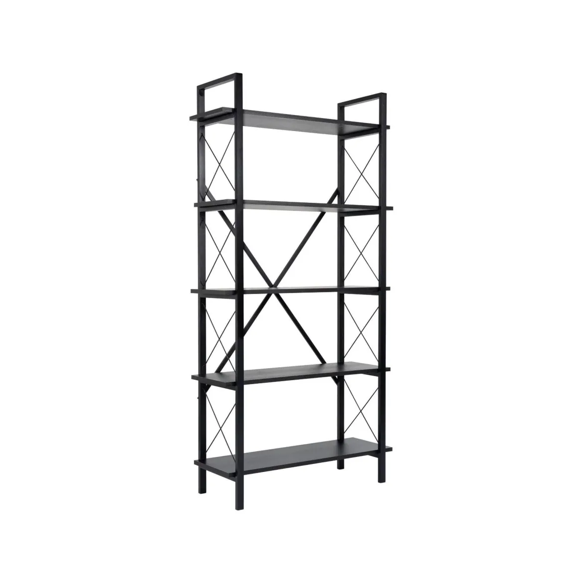 Libreria fissa nera 90x180h cm - Suriel