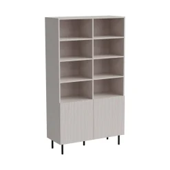 Libreria Ghilarza, 100x42 h177 cm, Beige