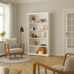 Libreria grande bianca 96x200h cm - Aragon