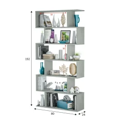 Libreria in legno cemento 80x192h cm - Ataman