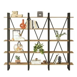 Libreria larga quercia 219x180h cm - Altano
