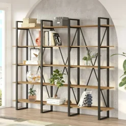 Libreria larga quercia 219x180h cm - Altano