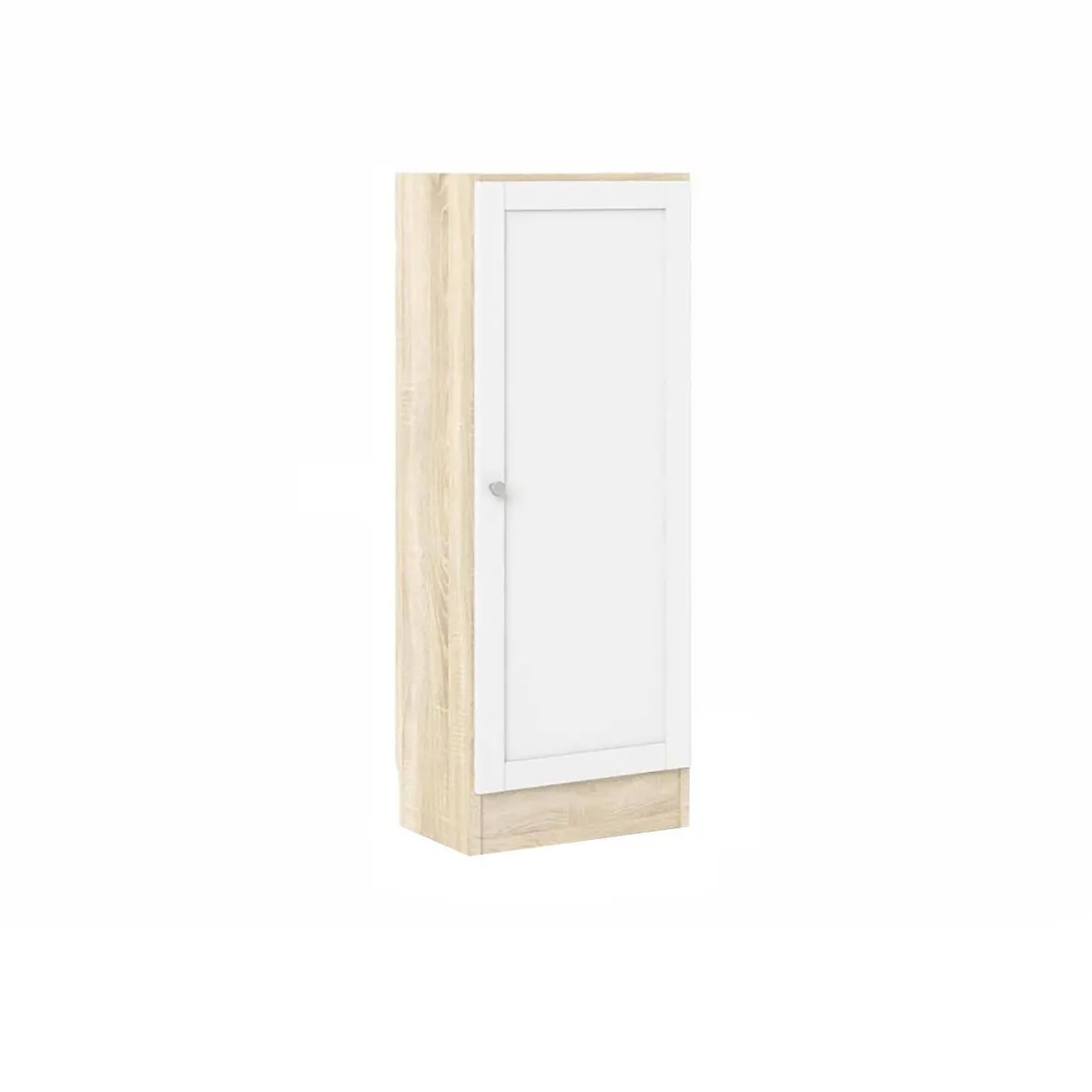 Libreria Marrone Quercia Bianco Cassetti 2 Ripiani 41x28x107h cm, - Amedee