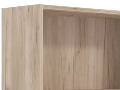 Libreria Marrone Rovere Grigio 4 Ripiani Installazione a Terra 70x24.5x176.5h cm, Sfumatura Colore Struttura Rovere Grigio - Urgnano