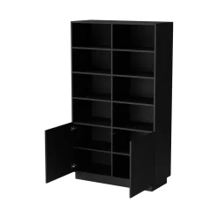Libreria Miniato, 172x40 h100 cm, Nero