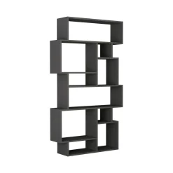 Libreria moderna antracite 96x168h cm - Casimira