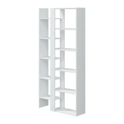 Libreria moderna bianca lucida 78x162h cm - Ersilia