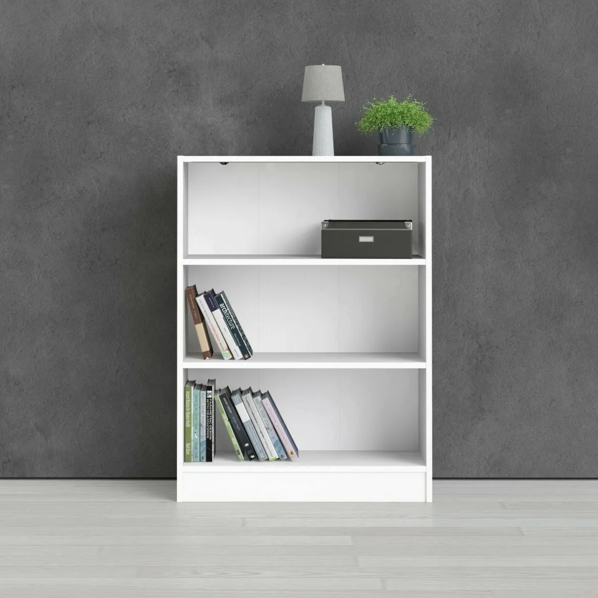 Libreria moderna bianca 79x107h cm - Aski