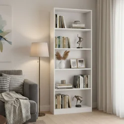 Libreria moderna bianca 84x89h cm - Naruto