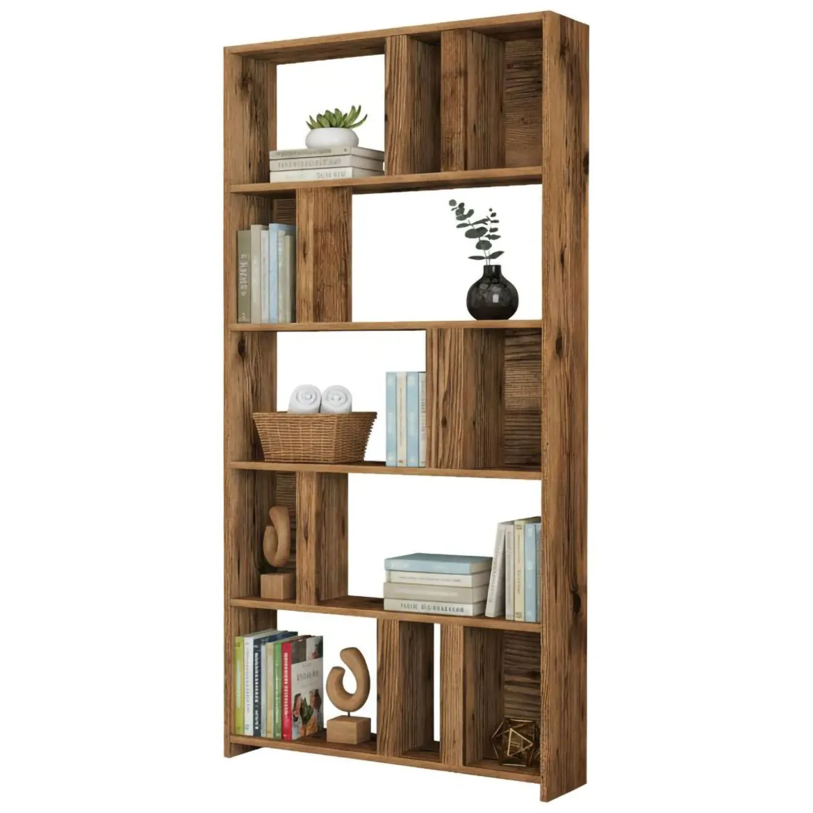 Libreria moderna noce 90x180h cm - Karl