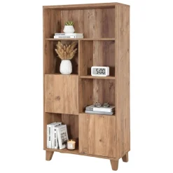 Libreria moderna quercia 89x186h cm - Apice