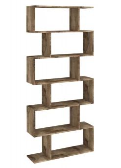 Libreria 5 ripiani acero 80x192h cm - Alowha