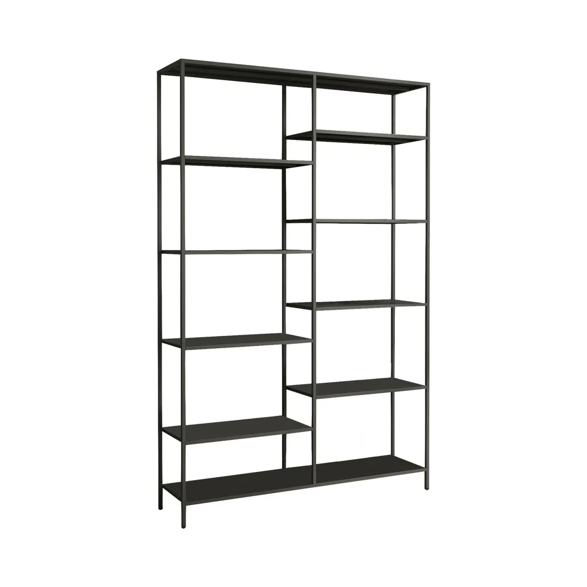 Libreria 9 ripiani ardesia 120x188h cm - Dorgali