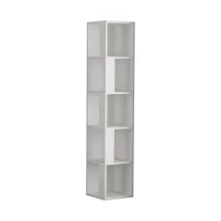Libreria 4 ripiani bianca 34x161h cm - Herman
