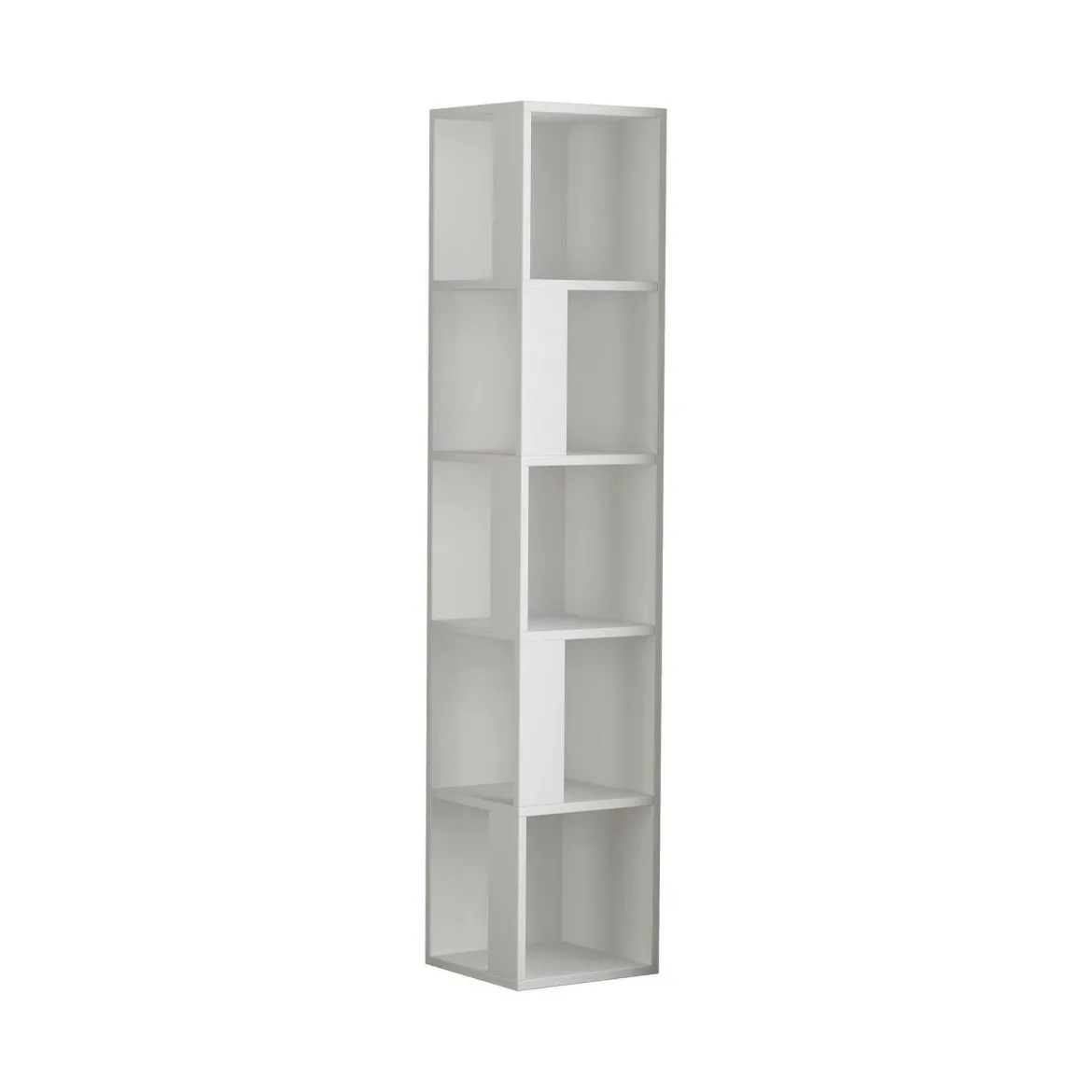 Libreria 4 ripiani bianca 34x161h cm - Herman