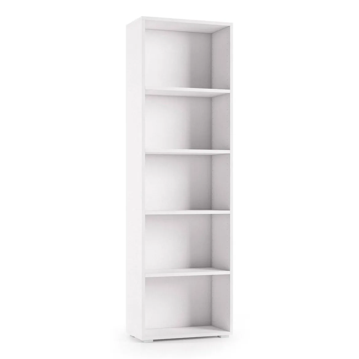 Libreria 5 ripiani bianca 60x195h cm - Allevien