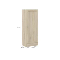 Libreria 2 ripiani quercia 40x107h cm - Amedee