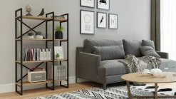 Libreria 4 ripiani quercia 87x138h cm - Desire