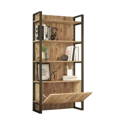 Libreria 4 ripiani quercia 90x180h cm - Georges