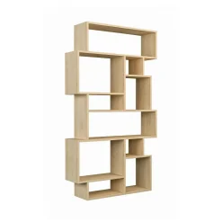 Libreria 8 ripiani quercia 96x169h cm - Casimira