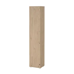 Libreria 4 ripiani rovere e bianca 80x173h cm - Arg
