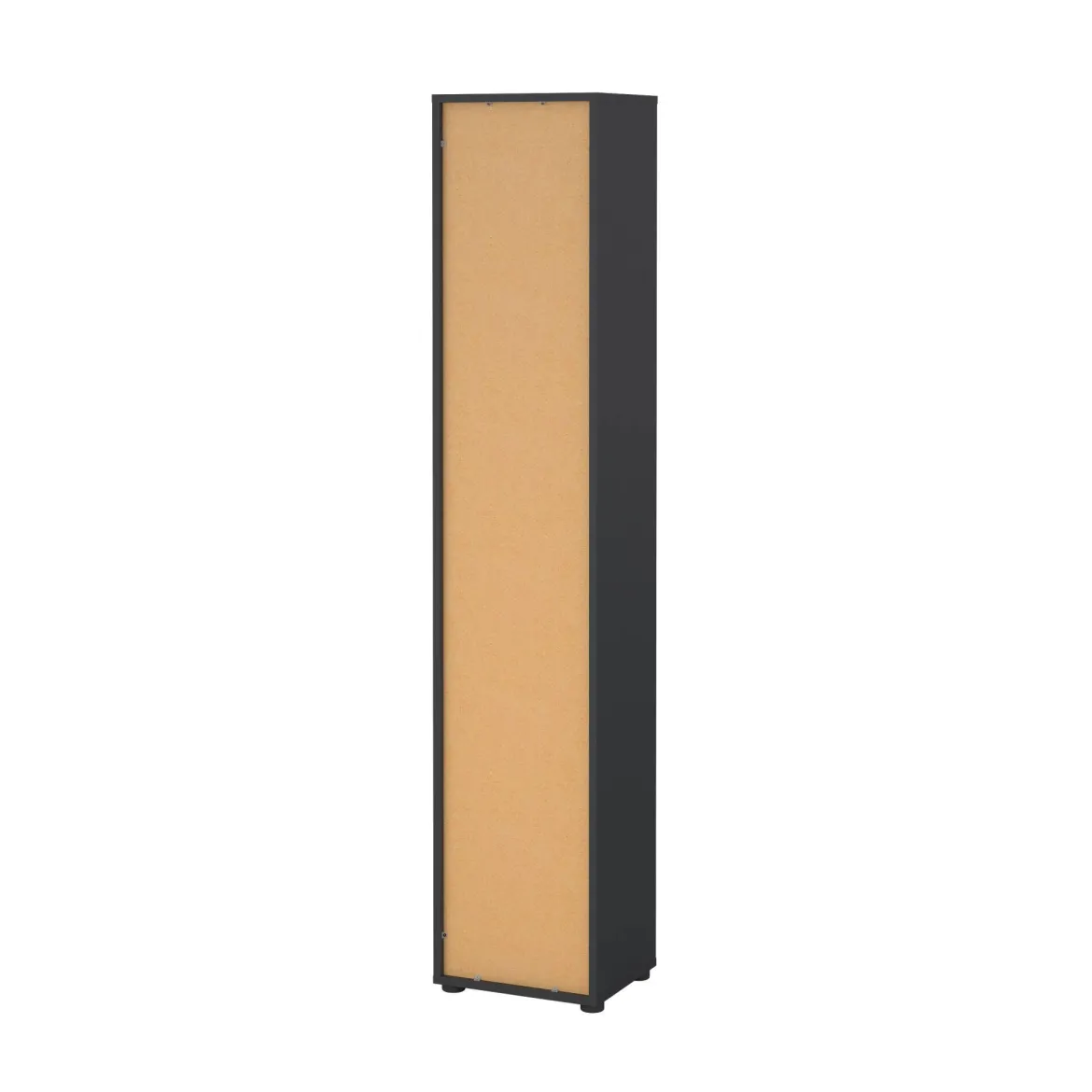 Libreria 4 ripiani rovere e grigia 40x204h cm - Erevan