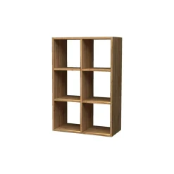 Libreria 4 ripiani rovere 90x90h cm - Acquaro
