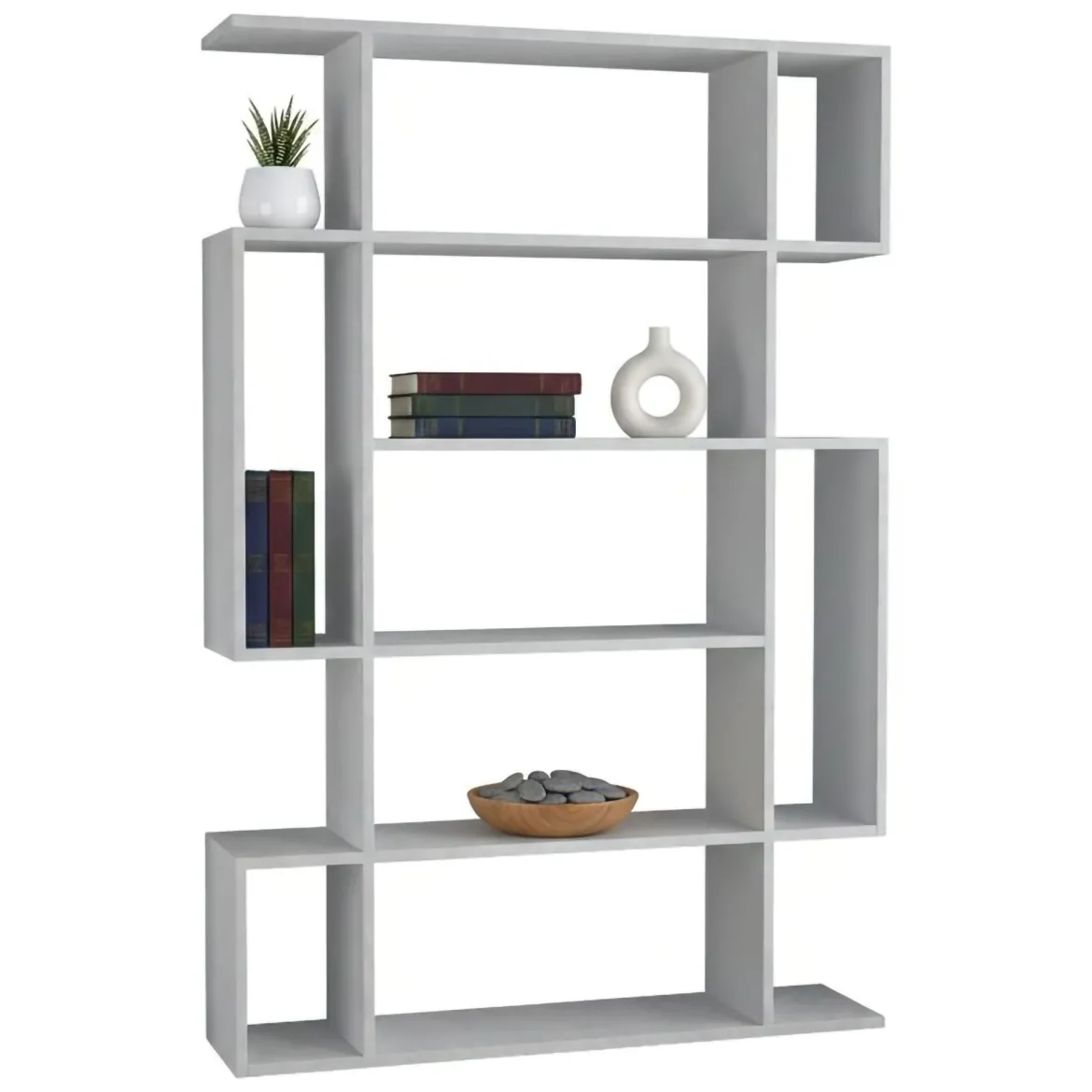Libreria salvaspazio bianca 110x161h cm - Marcellin