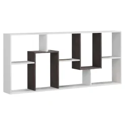Libreria salvaspazio bianca e ossido 80x180h cm - Arconnor