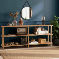 Libreria salvaspazio quercia 180x74h cm - Fulgence