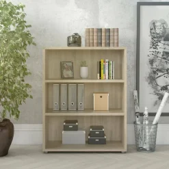 Libreria salvaspazio quercia 90x156h cm - Severa