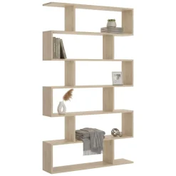 Libreria salvaspazio rovere 80x190h cm - As