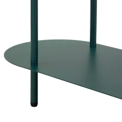 Libreria Verde Ottanio 5 Ripiani Installazione a Terra 11x40x132h cm, Utilizzabile Come Divisorio Locale - Gana